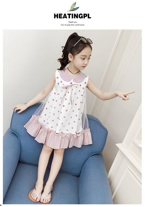 女童网红韩版连衣裙,女童网红演绎韩版连衣裙时尚风采